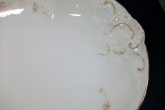 BAWO & DOTTER  AUTUMN VINE, BLUE FLORAL-    UNDERPLATE FOR SOUP TUREEN       .....   http://jaapiesfinechinastore.com