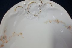 BAWO & DOTTER  AUTUMN VINE, BLUE FLORAL-    UNDERPLATE FOR SOUP TUREEN       .....   http://jaapiesfinechinastore.com