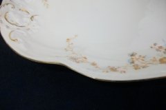 BAWO & DOTTER  AUTUMN VINE, BLUE FLORAL-    UNDERPLATE FOR SOUP TUREEN       .....   http://jaapiesfinechinastore.com