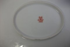 BAWO & DOTTER  AUTUMN VINE, BLUE FLORAL-    UNDERPLATE FOR SOUP TUREEN       .....   http://jaapiesfinechinastore.com