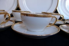 BAWO & DOTTER/ELITE WORKS LAUREL LEAF BAND- CUP & SAUCER ..... http://jaapiesfinechinastore.com