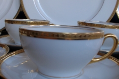 BAWO & DOTTER/ELITE WORKS LAUREL LEAF BAND- CUP & SAUCER ..... https://www.jaapiesfinechinastore.com