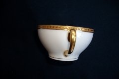 BAWO & DOTTER/ELITE WORKS  LAUREL LEAF BAND- CUP & SAUCER   .....   http://jaapiesfinechinastore.com