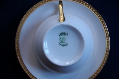 BAWO & DOTTER/ELITE WORKS  LAUREL LEAF BAND- CUP & SAUCER   .....   https://www.jaapiesfinechinastore.com