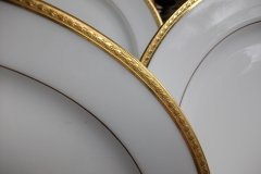 BAWO & DOTTER/ELITE WORKS LAUREL LEAF BAND-  SERVING PLATTER   ..... http://jaapiesfinechinastore.com