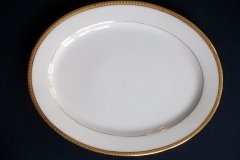 BAWO & DOTTER/ELITE WORKS LAUREL LEAF BAND-  SERVING PLATTER   ..... http://jaapiesfinechinastore.com