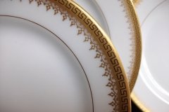 BAWO & DOTTER (ELITE WORKS) GREEK KEY-  BREAD & BUTTER PLATE  ..... http://jaapiesfinechinastore.com