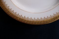 BAWO & DOTTER (ELITE WORKS) GREEK KEY-  BREAD & BUTTER PLATE  ..... http://jaapiesfinechinastore.com