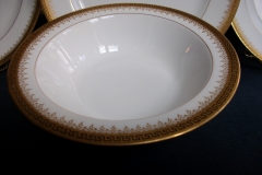 BAWO & DOTTER (ELITE WORKS) GREEK KEY-  RIM CEREAL BOWL  ..... https://www.jaapiesfinechinastore.com