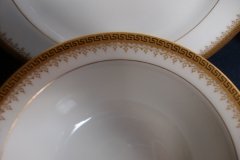 BAWO & DOTTER (ELITE WORKS) GREEK KEY-  RIM CEREAL BOWL  ..... http://jaapiesfinechinastore.com