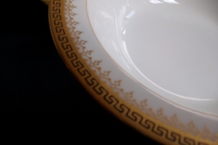 BAWO & DOTTER (ELITE WORKS) GREEK KEY-  RIM CEREAL BOWL  ..... https://www.jaapiesfinechinastore.com