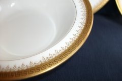 BAWO & DOTTER (ELITE WORKS) GREEK KEY-  RIM CEREAL BOWL  ..... http://jaapiesfinechinastore.com