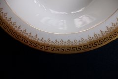 BAWO & DOTTER (ELITE WORKS) GREEK KEY-  RIM CEREAL BOWL  ..... http://jaapiesfinechinastore.com