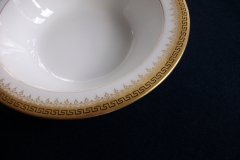 BAWO & DOTTER (ELITE WORKS) GREEK KEY-  RIM CEREAL BOWL  ..... http://jaapiesfinechinastore.com