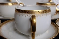 BAWO & DOTTER (ELITE WORKS) GREEK KEY-  CUP & SAUCER  ..... http://jaapiesfinechinastore.com