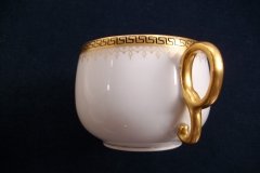 BAWO & DOTTER (ELITE WORKS) GREEK KEY-  CUP & SAUCER  ..... http://jaapiesfinechinastore.com