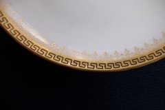 BAWO & DOTTER (ELITE WORKS) GREEK KEY-  CUP & SAUCER  ..... http://jaapiesfinechinastore.com