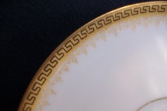 BAWO & DOTTER (ELITE WORKS) GREEK KEY-  CUP & SAUCER  ..... http://jaapiesfinechinastore.com