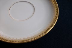BAWO & DOTTER (ELITE WORKS) GREEK KEY-  CUP & SAUCER  ..... http://jaapiesfinechinastore.com
