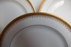 BAWO & DOTTER (ELITE WORKS) GREEK KEY-  LUNCH  PLATE  ..... https://www.jaapiesfinechinastore.com