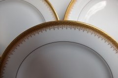 BAWO & DOTTER (ELITE WORKS) GREEK KEY-  LUNCH  PLATE  ..... http://jaapiesfinechinastore.com