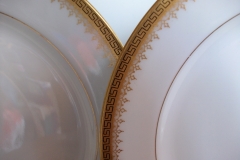 BAWO & DOTTER (ELITE WORKS) GREEK KEY-  LUNCH  PLATE  ..... https://www.jaapiesfinechinastore.com