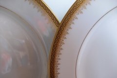 BAWO & DOTTER (ELITE WORKS) GREEK KEY-  LUNCH  PLATE  ..... http://jaapiesfinechinastore.com