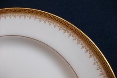 BAWO & DOTTER (ELITE WORKS) GREEK KEY-  LUNCH  PLATE  ..... http://jaapiesfinechinastore.com