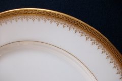 BAWO & DOTTER (ELITE WORKS) GREEK KEY-  LUNCH  PLATE  ..... http://jaapiesfinechinastore.com