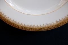 BAWO & DOTTER (ELITE WORKS) GREEK KEY-  LUNCH  PLATE  ..... https://www.jaapiesfinechinastore.com