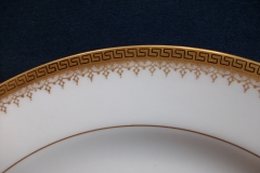 BAWO & DOTTER (ELITE WORKS) GREEK KEY-  LUNCH  PLATE  ..... https://www.jaapiesfinechinastore.com