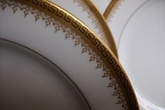 BAWO & DOTTER (ELITE WORKS) GREEK KEY-  SALAD PLATE  ..... http://jaapiesfinechinastore.com