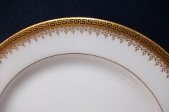 BAWO & DOTTER (ELITE WORKS) GREEK KEY-  SALAD PLATE  ..... https://www.jaapiesfinechinastore.com