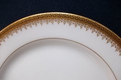 BAWO & DOTTER (ELITE WORKS) GREEK KEY-  SALAD PLATE  ..... http://jaapiesfinechinastore.com