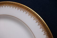 BAWO & DOTTER (ELITE WORKS) GREEK KEY-  SALAD PLATE  ..... http://jaapiesfinechinastore.com
