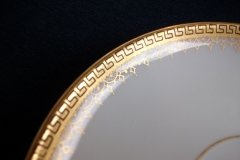 BAWO & DOTTER (ELITE WORKS) GREEK KEY- SOUP CUPS & SAUCERS  ..... http://jaapiesfinechinastore.com