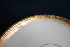 BAWO & DOTTER (ELITE WORKS) GREEK KEY- SOUP CUPS & SAUCERS  ..... http://jaapiesfinechinastore.com