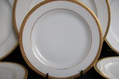 BAWO & DOTTER/ELITE WORKS LAUREL LEAF BAND- BREAD & BUTTER PLATE  ..... http://jaapiesfinechinastore.com