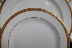 BAWO & DOTTER/ELITE WORKS LAUREL LEAF BAND- BREAD & BUTTER PLATE  ..... https://www.jaapiesfinechinastore.com