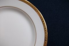 BAWO & DOTTER/ELITE WORKS LAUREL LEAF BAND- BREAD & BUTTER PLATE  ..... http://jaapiesfinechinastore.com