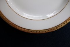 BAWO & DOTTER/ELITE WORKS LAUREL LEAF BAND- BREAD & BUTTER PLATE  ..... http://jaapiesfinechinastore.com