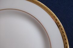 BAWO & DOTTER/ELITE WORKS LAUREL LEAF BAND- BREAD & BUTTER PLATE  ..... http://jaapiesfinechinastore.com