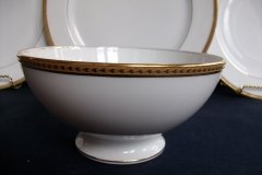 BAWO & DOTTER/ELITE WORKS LAUREL LEAF BAND-  CRANBERRY BOWL  ..... http://jaapiesfinechinastore.com