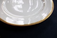 BAWO & DOTTER/ELITE WORKS LAUREL LEAF BAND-DINNER PLATE  ..... http://jaapiesfinechinastore.com