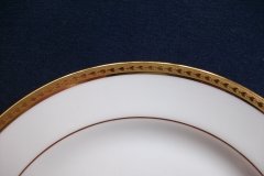 BAWO & DOTTER/ELITE WORKS LAUREL LEAF BAND- SALAD PLATE  ..... http://jaapiesfinechinastore.com