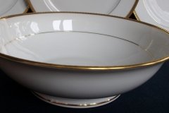 BAWO & DOTTER/ELITE WORKS LAUREL LEAF BAND-  ROUND SERVING  BOWL  ..... http://jaapiesfinechinastore.com