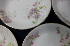 BAWO & DOTTER  PURPLE ASTER & YELLOW/ PINK FLOWERS- BERRY BOWL    ..... http://jaapiesfinechinastore.com