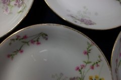 BAWO & DOTTER  PURPLE ASTER & YELLOW/ PINK FLOWERS- BERRY BOWL    ..... http://jaapiesfinechinastore.com