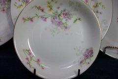 BAWO & DOTTER  PURPLE ASTER & YELLOW/ PINK FLOWERS- BERRY BOWL    ..... http://jaapiesfinechinastore.com