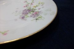 BAWO & DOTTER  PURPLE ASTER & YELLOW/ PINK FLOWERS-  BREAD & BUTTER PLATE  6 1/4"   ..... http://jaapiesfinechinastore.com